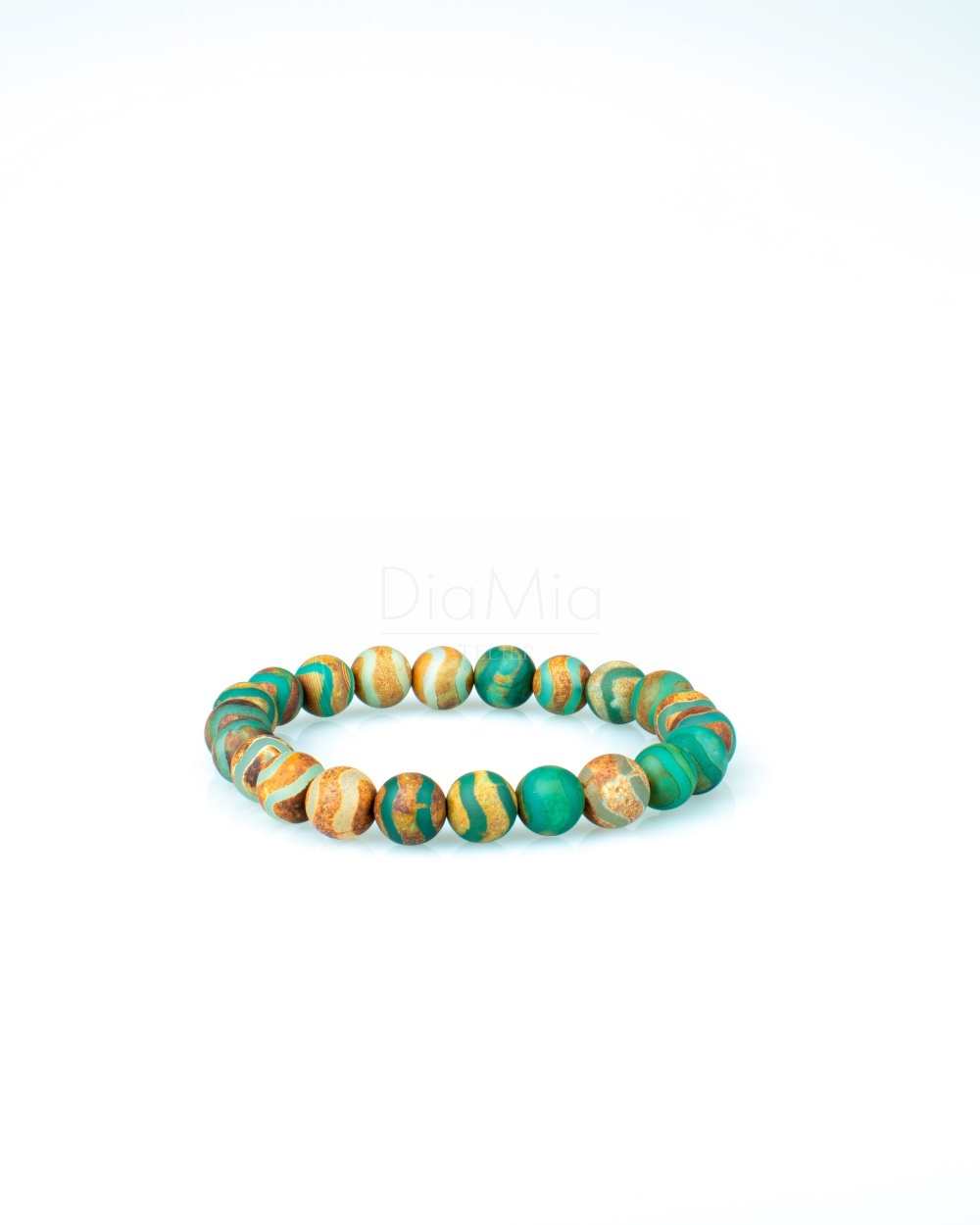 Tibet Akik Yeşil Sade 10mm